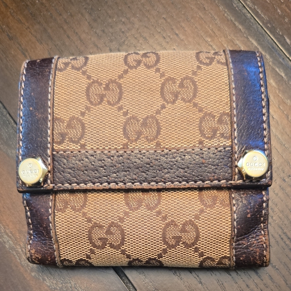 Gucci Brown Monogram Wallet